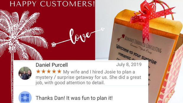 Happy Customers- Romantic Getaway Florida